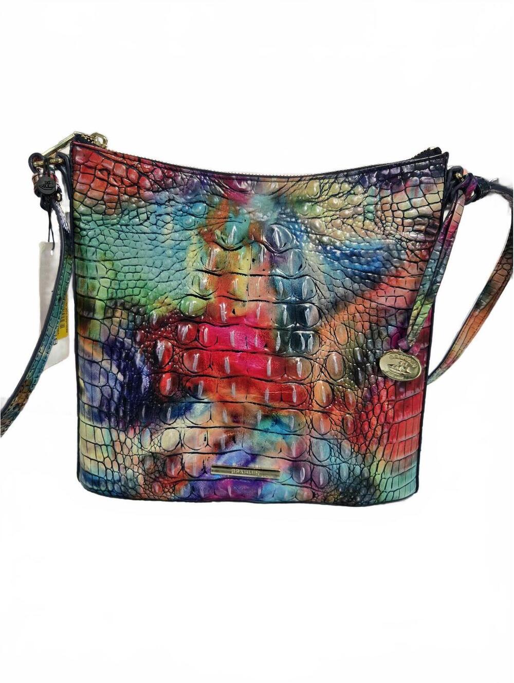 Brahmin Katie Awestruck Melbourne Leather Crossbody Bag Multi Color New With Tag